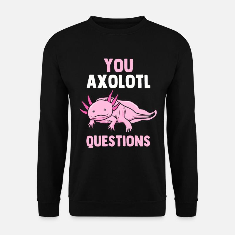 Axolotl - Unisex Pullover - Schwarz