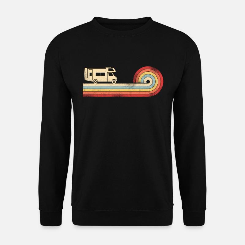 Camping Motorhome Retro - Sweat-shirt Unisexe - noir