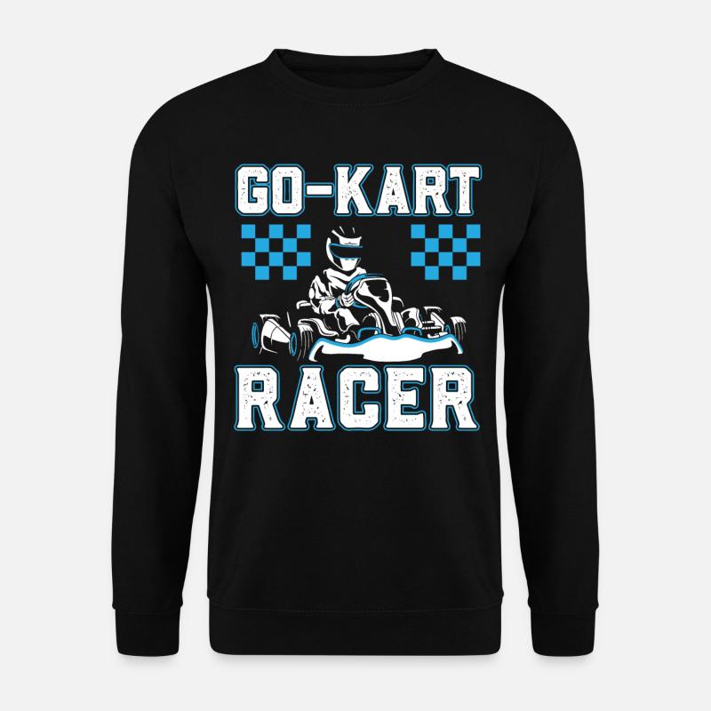 Go-Kart Racer Gokart - Unisex Pullover - Schwarz