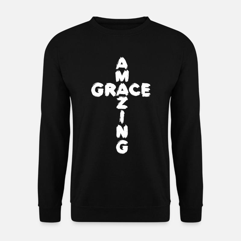 Jesus Jesus Jesus Christlich Christlich Christlich - Unisex Pullover - Schwarz