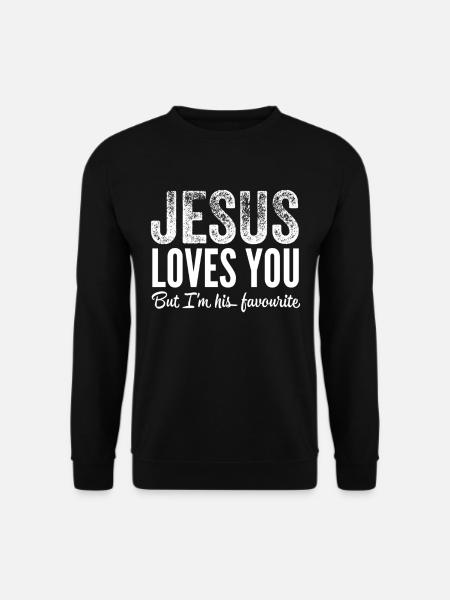 Jésus, Jésus, Jésus chrétien chrétien chrétien chrétien - Sweat-shirt Unisexe - noir