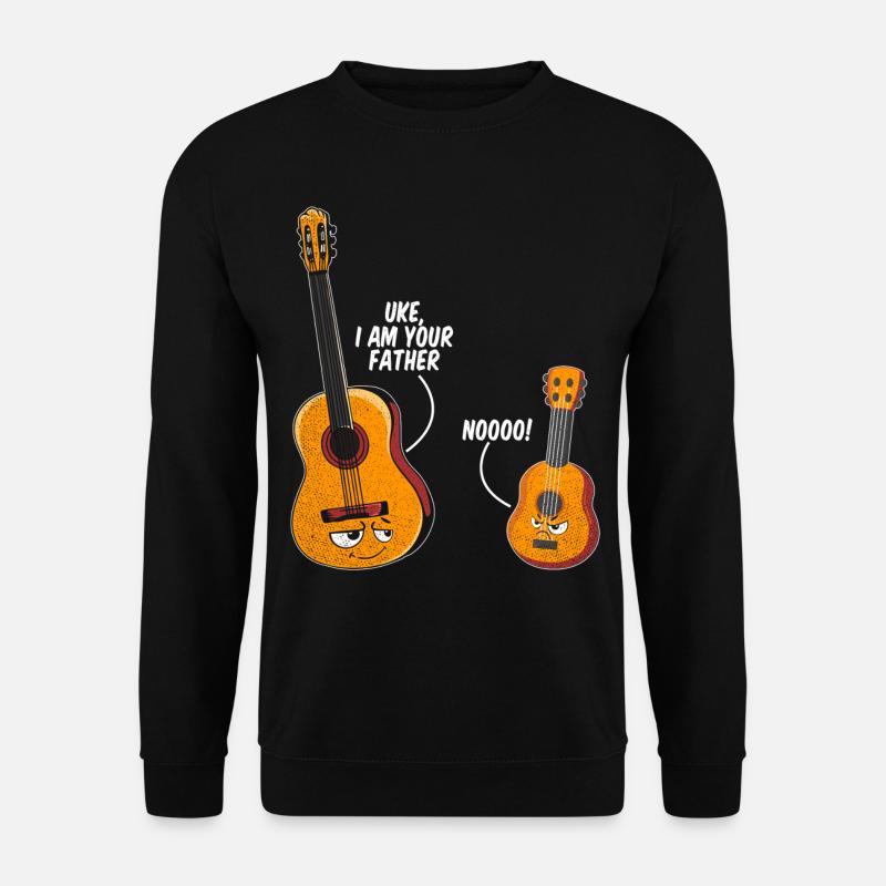Uke I'M Your Father Singer - Unisex Pullover - Schwarz