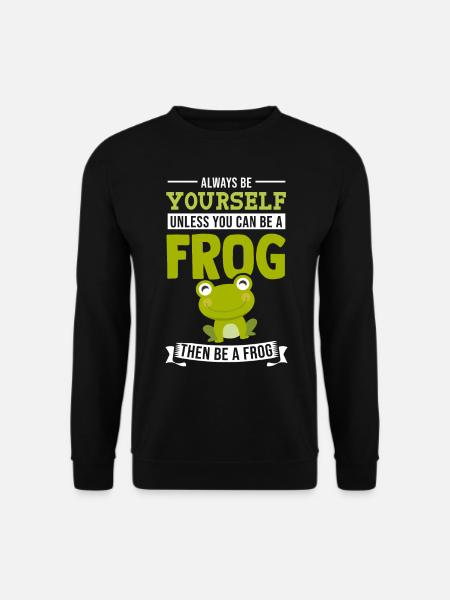 Grenouille Tshirt Crapaud Têtard Grenouille Arboricole Grenouille - Sweat-shirt Unisexe - noir