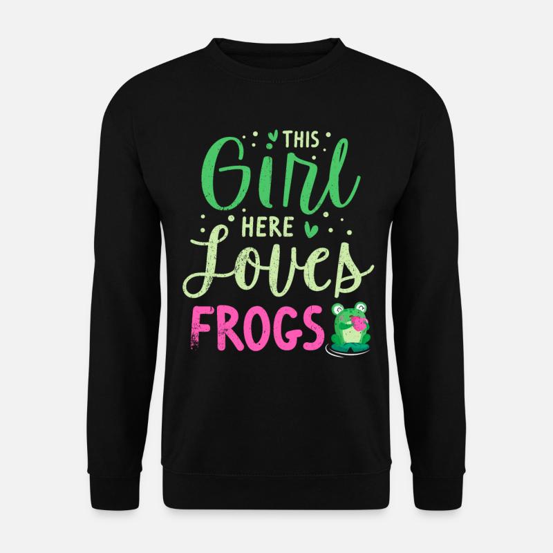 Frog - Unisex Sweatshirt - black