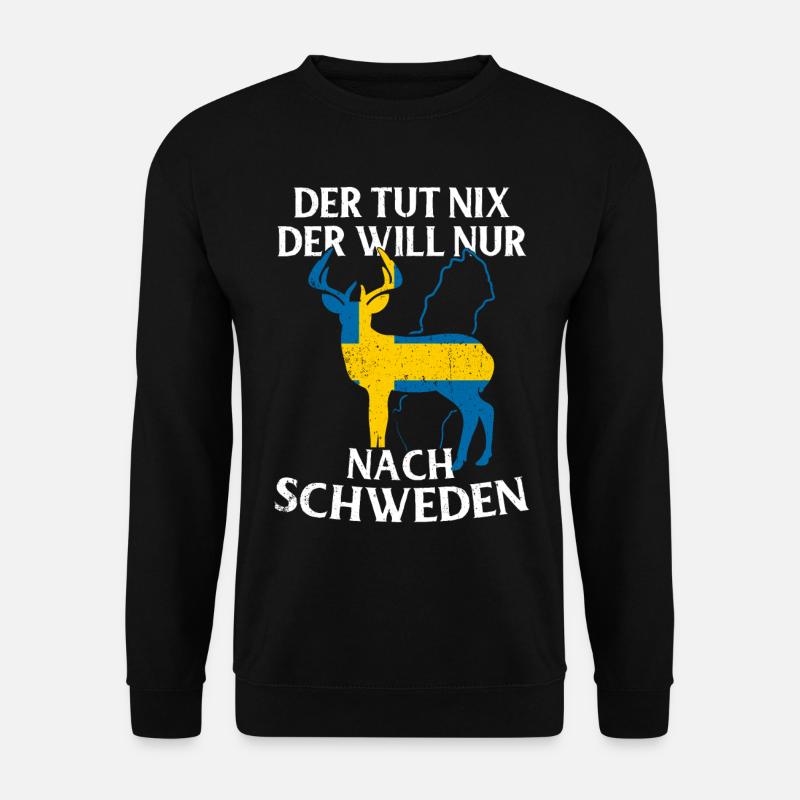 Schweden - Unisex Pullover - Schwarz