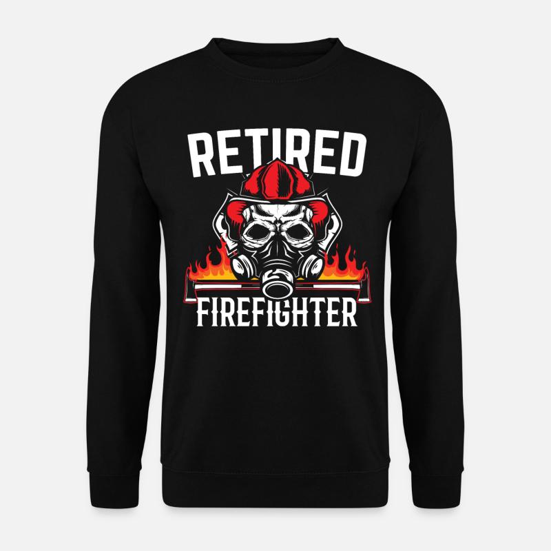 Firefighter Pensioner - Unisex Sweatshirt - black