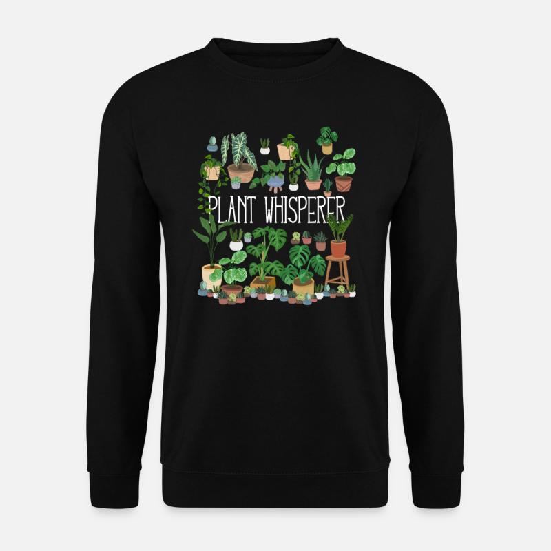 Plant Whisperer - Unisex Sweatshirt - black