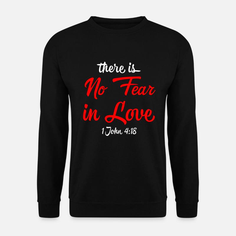 Jesus Jesus Jesus Christlich Christlich Christlich - Unisex Pullover - Schwarz