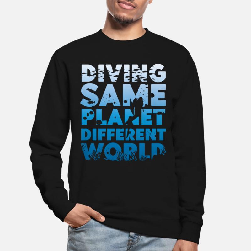 Scuba Diving Diver Diving Same Sweat-shirt Unisexe