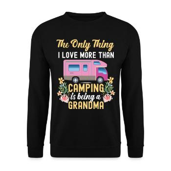 Camping Being A Grandma Motorhome - Sweat-shirt Unisexe - noir - Devant - Alina (178cm) & Michal (187cm)