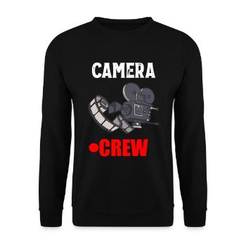 Cinematographer Filmmaker Director Camera Crew - Unisex Sweatshirt - black - Front - Alina (178cm) & Michal (187cm)