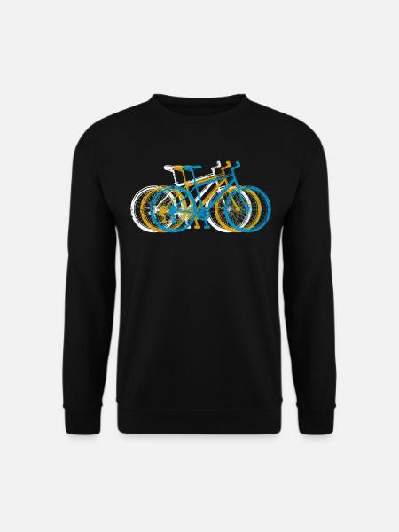 Sommer Fahrrad Motiv - Unisex Pullover - Schwarz