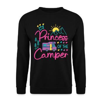 Camping Family Girl - Sweat-shirt Unisexe - noir - Devant - Alina (178cm) & Michal (187cm)