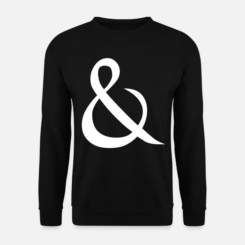 & Und Zeichen - Unisex Pullover - Schwarz