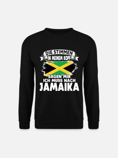 Jamaikaner Raggae Jamaika - Unisex Pullover - Schwarz