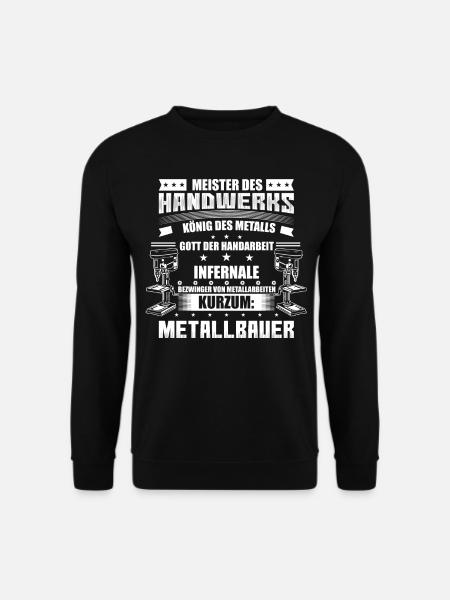 Metallbauer - Unisex Pullover - Schwarz