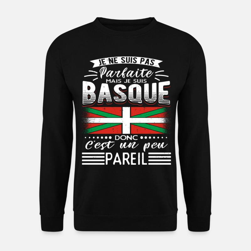 Pays Basque Homme Basque - Sweat-shirt Unisexe - noir