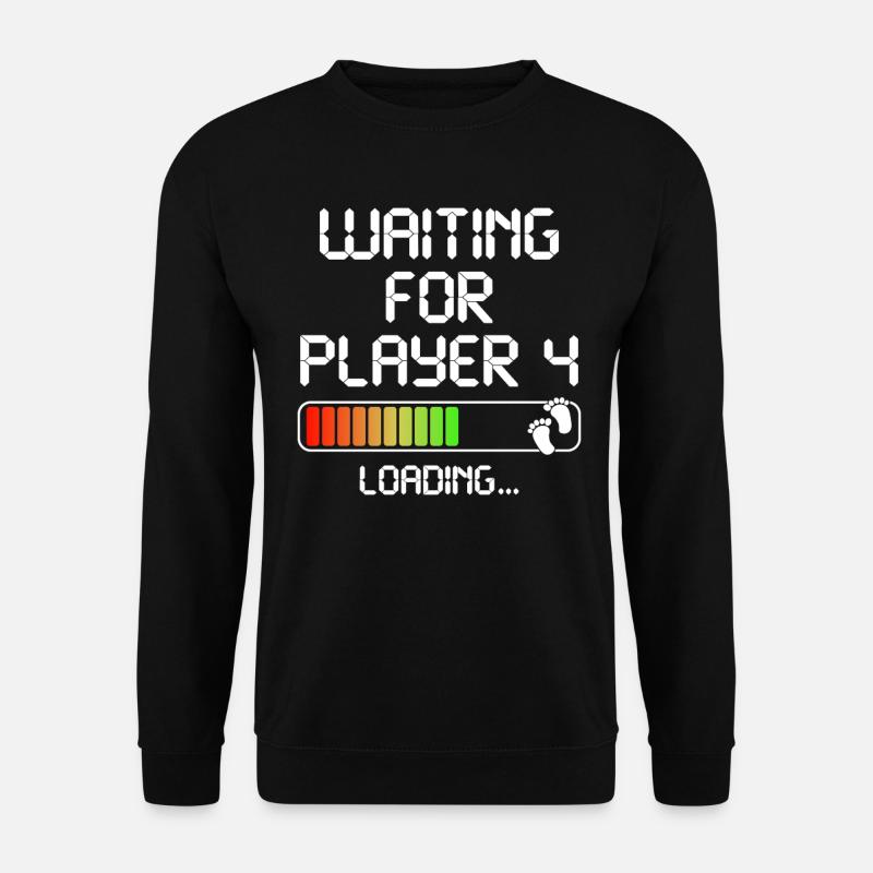 Zweites Mal Papa Mama Vater Mutter Zweites Kind - Unisex Pullover - Schwarz