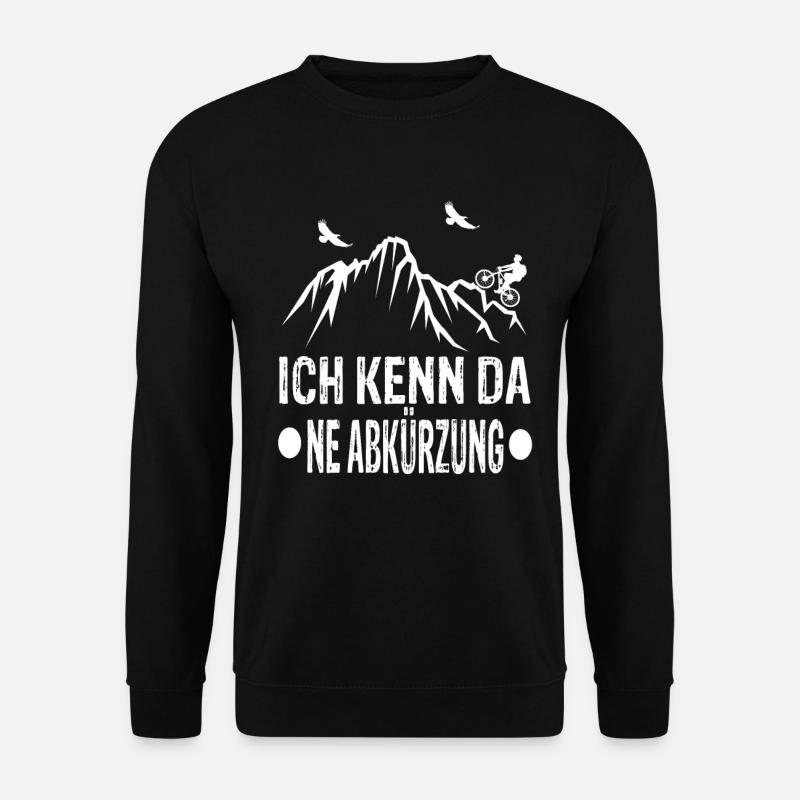 Mountainbike Mountainbiker Mountainbiker Geschenke - Unisex Pullover - Schwarz