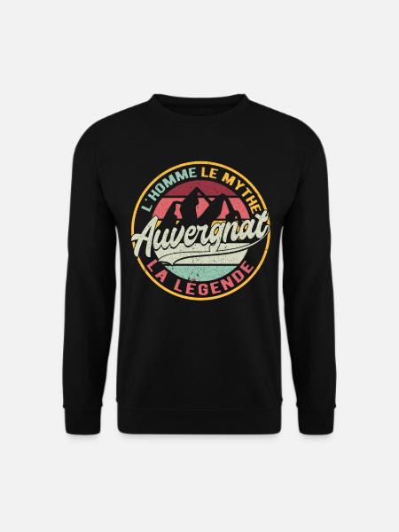 Auvergne Auvergnate Humour Auvergnat - Sweat-shirt Unisexe - noir