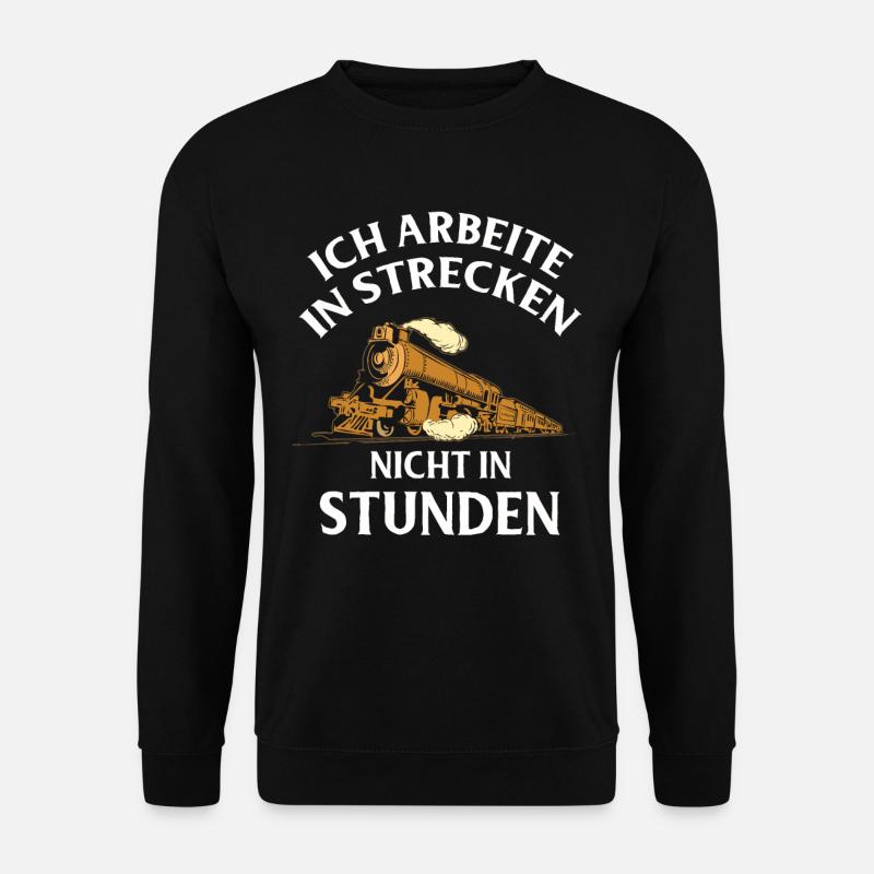 Eisenbahn - Unisex Pullover - Schwarz