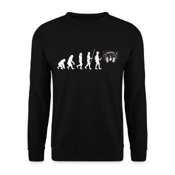 K-Pop - Sweat-shirt Unisexe - noir - Devant - Alina (178cm) & Michal (187cm)