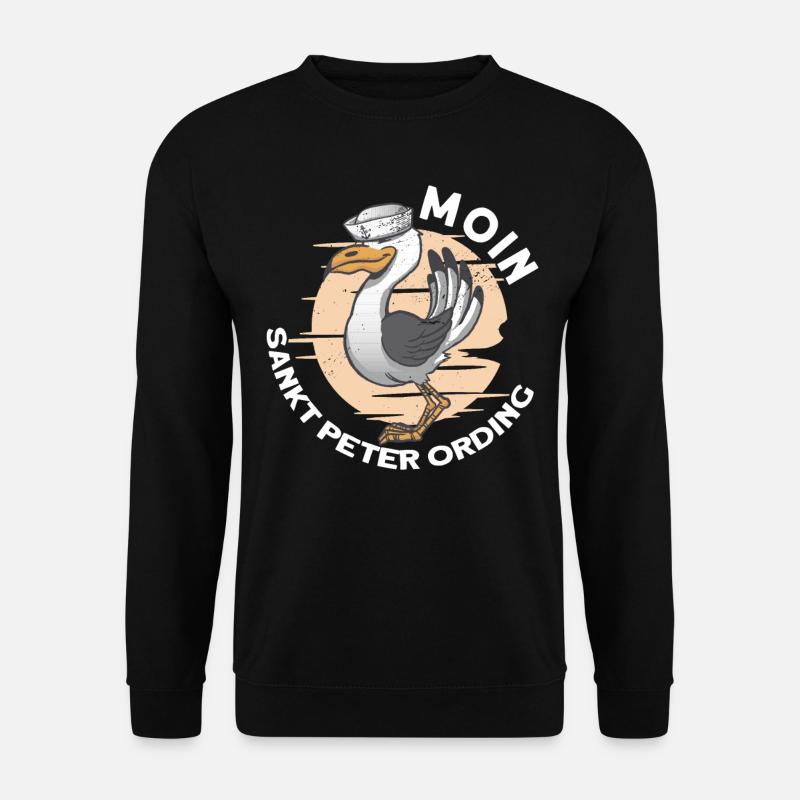 Norddeutschland Nordsee Sankt Peter Ording - Unisex Pullover - Schwarz