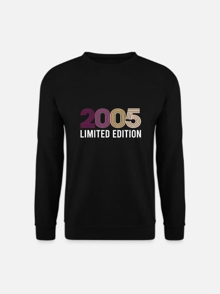 Vintage Limited Edition 2005 Geburtstag Geburtsjah - Unisex Pullover - Schwarz
