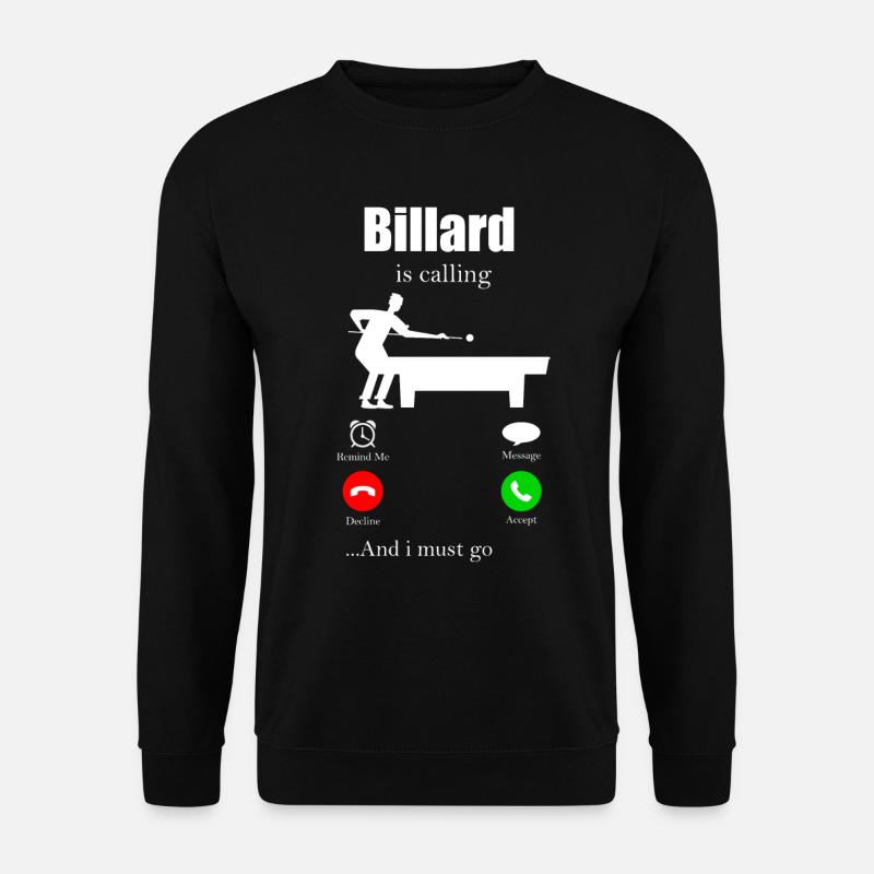 Billiards - Unisex Sweatshirt - black