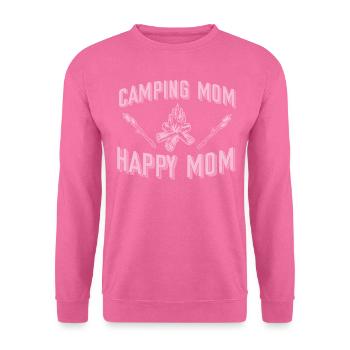 Camping Mom Happy Mom Motorhome - Unisex Pullover - Pink - Vorne