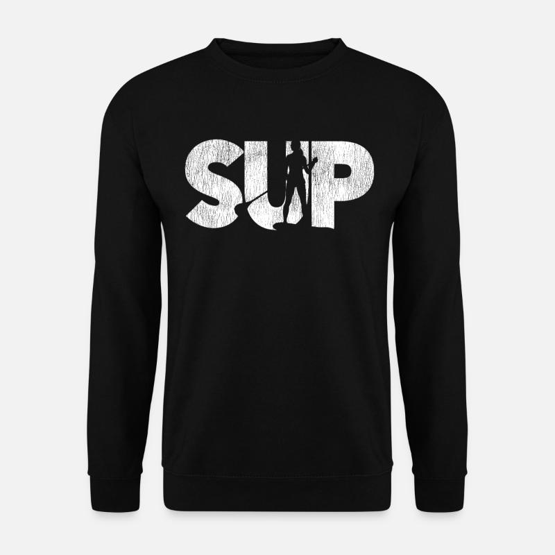 SUP Girl Vintage - Unisex Pullover - Schwarz