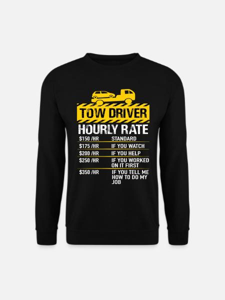 Abschleppwagen Fahrer Abschleppfahrer Abschlepper - Unisex Pullover - Schwarz
