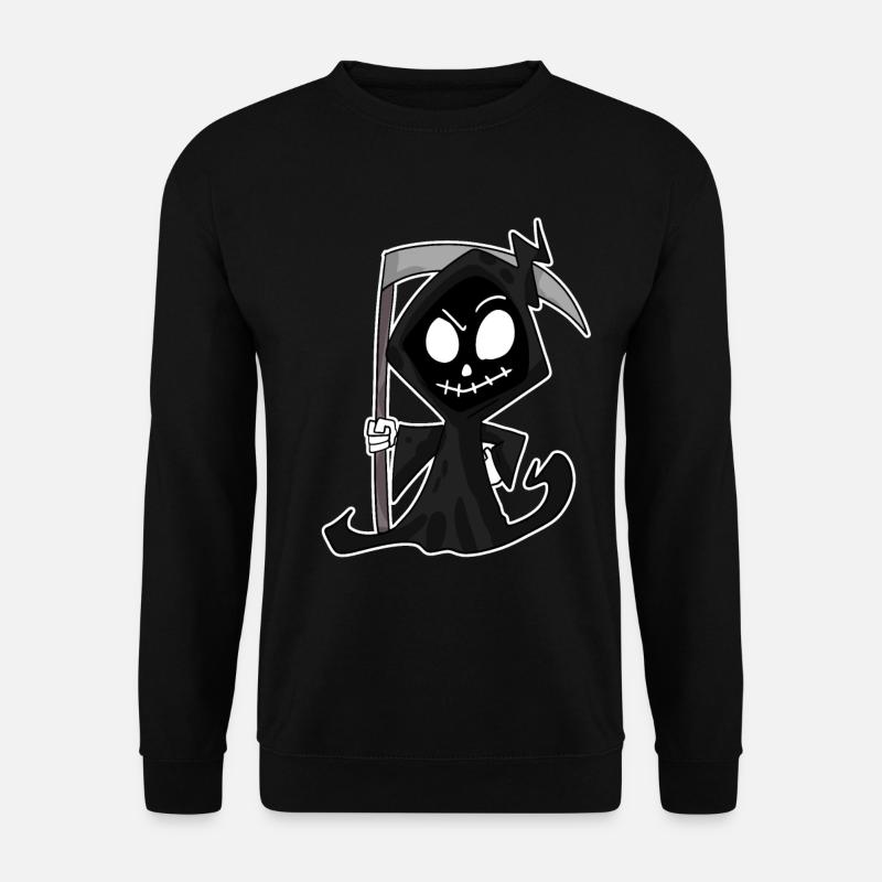 Grim Reaper with Scythe - Unisex Sweatshirt - black
