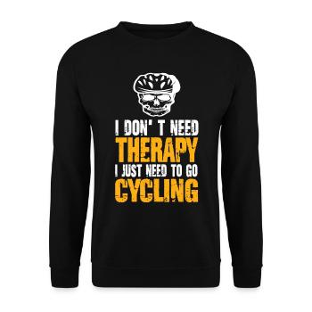 Racer - Unisex Sweatshirt - black - Front - Alina (178cm) & Michal (187cm)