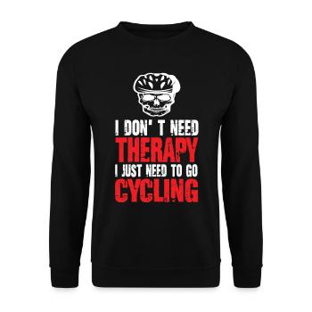 Racer - Unisex Sweatshirt - black - Front - Alina (178cm) & Michal (187cm)