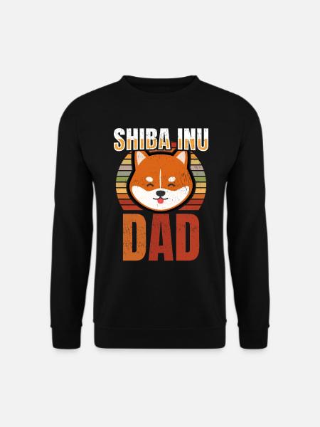 Shiba Inu Hund Shiba Inu Papa - Unisex Pullover - Schwarz