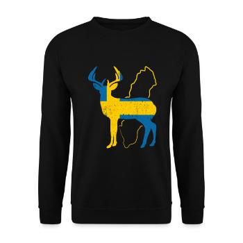 Suède Cadeau Stockholm suédois Malmö Fika - Sweat-shirt Unisexe - noir - Devant - Alina (178cm) & Michal (187cm)