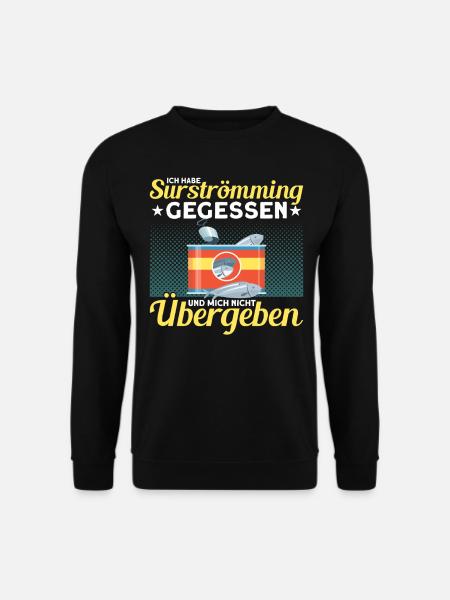 Schweden Surströmming Surströmming Challenge - Unisex Pullover - Schwarz