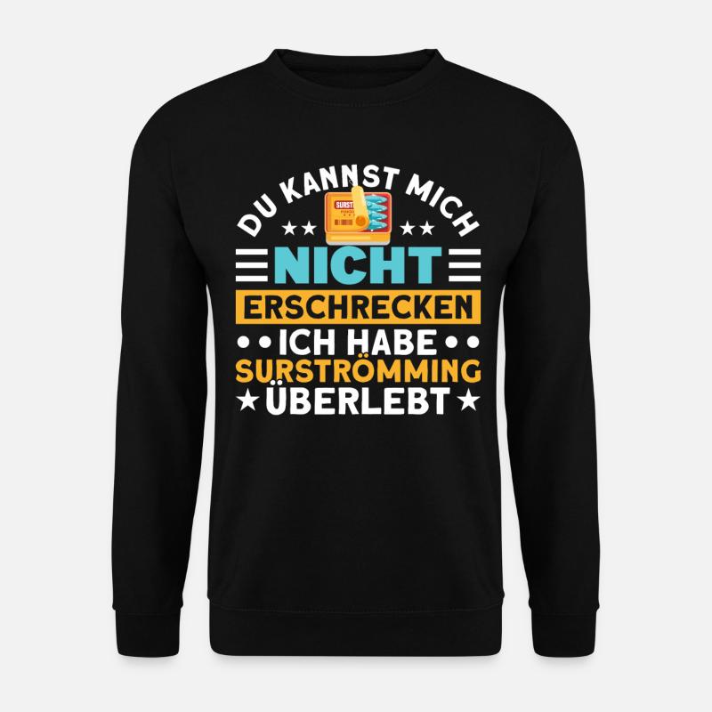 Surströmming Challenge Surströmming Schweden - Unisex Pullover - Schwarz