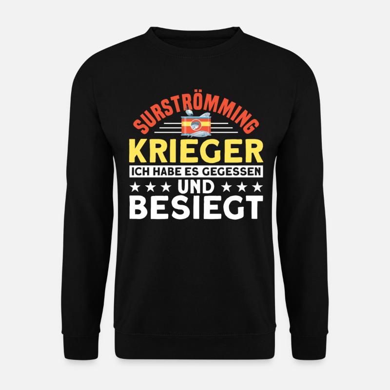 Surströmming Challenge Schweden Surströmming - Unisex Pullover - Schwarz