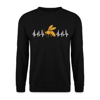 Apiculteurs - Sweat-shirt Unisexe - noir - Devant - Alina (178cm) & Michal (187cm)