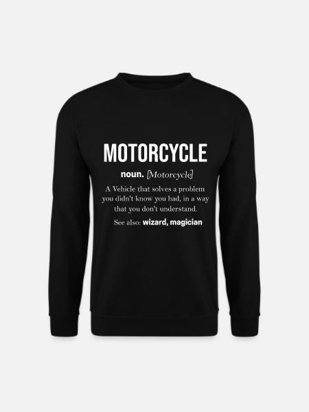 Motorrad - Unisex Pullover - Schwarz