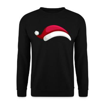 Nikolaus Mütze - Unisex Pullover - Schwarz - Vorne - Alina (178cm) & Michal (187cm)