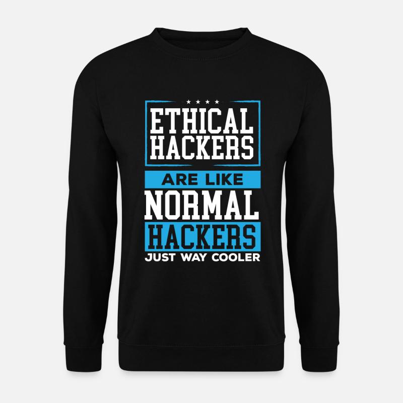 Ethical Hacking Programmer Online Cybersecurity - Unisex Sweatshirt - black