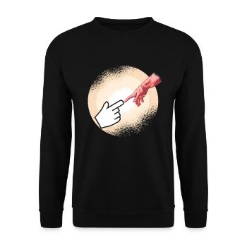 Programmierer Informatiker Informatik - Unisex Pullover - Schwarz - Vorne - Alina (178cm) & Michal (187cm)
