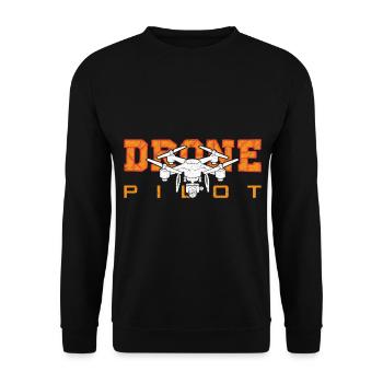 Drones Pilote de drones Quadcopter - Sweat-shirt Unisexe - noir - Devant - Alina (178cm) & Michal (187cm)