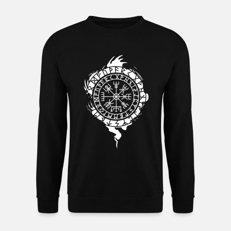 Wikinger Rune Mythologie - Unisex Pullover - Schwarz