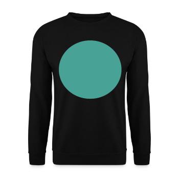 Circle Blue - Unisex Sweatshirt - black - Front - Alina (178cm) & Michal (187cm)