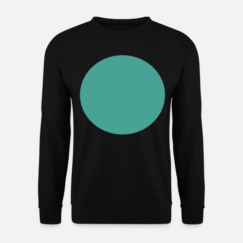 Circle Blue - Unisex Sweatshirt - black