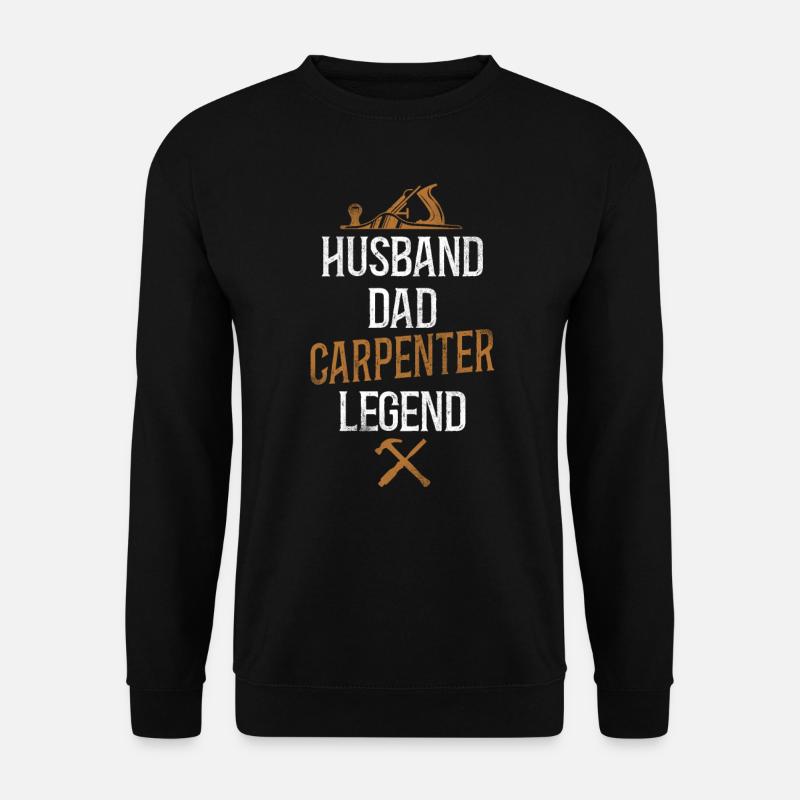 Woodworker Carpenter Tools Vintage - Unisex Pullover - Schwarz